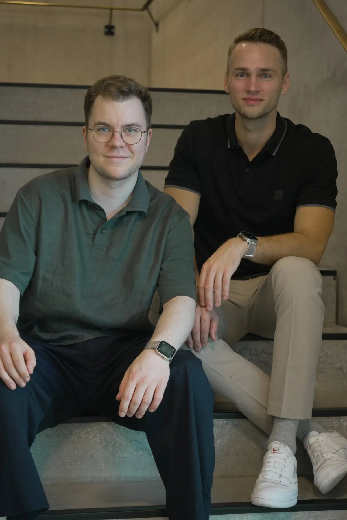 Dominik Winkel and Gabriel Böker, founders of Linkedpen
